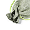 Rectangle Polyester Imitation Burlap Packing Pouches ABAG-N009-01A-03-2