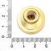 Golden Tone Wax Seal Brass Stamp Heads STAM-P002-01G-08-3