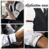 AHADEMAKER 5 Sets 5 Colors Unisex Polyester Elastic Adjustable Armbands BJEW-GA0001-07-6