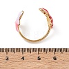 Ocean 304 Stainless Steel Cuff Open Rings RJEW-C166-01C-G-5