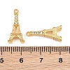 304 Stainless Steel & Crystal Rhinestone Pendants RB-CBA4809-11G-3