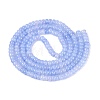 Ombre Effect Dyed Glass Beads Strands GLAA-Q106-05A-A08-2