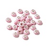Opaque Resin European Beads RESI-C055-01I-1