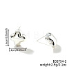 Chic European Style Sparkling Clover Ear Clip for Elegant Women QF6088-2-1