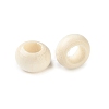 Spray Painted Wooden European Beads WOOD-A029-06A-2