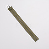 Resin Close End Zippers FIND-WH0052-44G-1