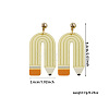 Back to School Acrylic Dangle Stud Earrings FS-WGAA197-25-1