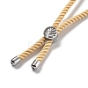 Twisted Nylon Cord Silder Bracelets LS-DIY-B066-03P-20-2