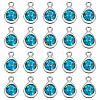 20Pcs Faceted Glass Charms RGLA-TADJ0001-01J-2