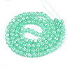 Baking Paint Glass Beads Strands DGLA-N015-8mm-07-2