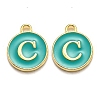 Golden Plated Alloy Enamel Charms LS-ENAM-Q437-15C-1