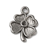 Non-Tarnish 304 Stainless Steel Pendant Rhinestone Settings STAS-N103-61P-1