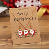 Christmas Alloy Enamel Dangle Earrings & Pendant Necklaces Sets for Women QO4736-3-1