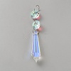 Crystal Glass Hanging Sun Catcher AJEW-TAC0040-11B-1