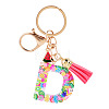 Fruit Series Letter Resin Keychains KEYC-TAC0033-02D-1