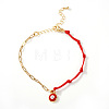 Creative 304 Stainless Steel Enamel Charm Bracelets LS-QL9613-4-1