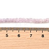 Natural Kunzite Beads Strands G-Q044-A01-3x3mm-5