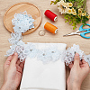 Double Layer Polyester Flower Lace Ribbons DIY-WH0656-60A-4