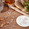 20pcs Acrylic Wine Glass Charms AJEW-BC0003-69-5