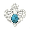 Dyed Synthetic Turquoise Pendants LS-STAS-G374-05S-02-1