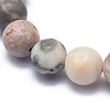 Natural Zebra Jasper Bead Stretch Bracelets X-BJEW-K212-A-035-3