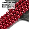 Eco-Friendly Glass Pearl Beads Strands LS-HY-A008-14mm-RB084-3