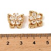 Brass Micro Pave Cubic Zirconia Beads KK-C155-02G-01-3