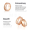 6Pcs 6 Size 201 Stainless Steel Grooved Finger Ring Settings FIND-YS0001-11-2