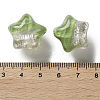 Gradient Color Transparent Hand-drawed Acrylic Beads TACR-P012-01B-04-3