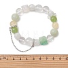 Natural Mixed Gemstone Beaded Stretch Bracelets for Women BJEW-TA00739-04-4