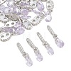 SHEGRACE Brass Micro Pave Cubic Zirconia Charms XGRQ5K115-824P-B-1