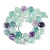 Natural Fluorite Beads Strands G-N342-04-3