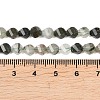 Natural Green Rutilated Quartz Beads Strands G-P611-C23-01-5
