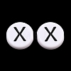 Opaque Acrylic European Beads AC-CBA3BDD-01X-1
