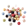  60Pcs 10 Colors Cube Food Grade Eco-Friendly Silicone Beads SIL-TA0001-54A-2
