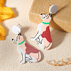 Funny Animal Acrylic Stud Earrings FM4480-2-2