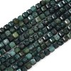 Natural Moss Agate Beads Strands G-F797-A21-01-2