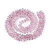 Electroplate Glass Beads Strands EGLA-T021-22D-1