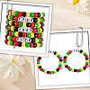 1000Pcs 4 Colors Opaque Plastic Beads KY-SC0002-63-6