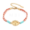 304 Stainless Steel Link Bracelets BJEW-K303-02B-4