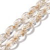 Transparent Glass Beads Strands GLAA-F114-05I-1
