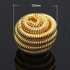 Brass Spring Beads KK-C3040-M-2