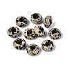 Natural Dalmatian Jasper European Beads G-N359-17A-05-1