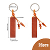 26Pcs Iron Key Ring Keychain AJEW-CA0003-19-2