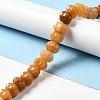 Natural Topaz Jade Dyed Beads Strands G-K335-02C-4