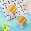 2 Rolls Round PET Metallic Thread MCOR-TADJ0001-01B-01-5