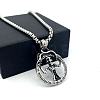 Vintage Punk Skull Woman Pendant 304 Stainless Steel Necklaces for Men Women ZC1916-2