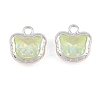 Alloy & Glass Pendants GL-CBA415D-13S-1