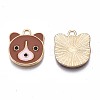 Alloy Enamel Pendants ENAM-N054-75D-3