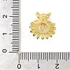 Rack Plating Brass Micro Pave Cubic Zirconia Pendants KK-S396-69G-3